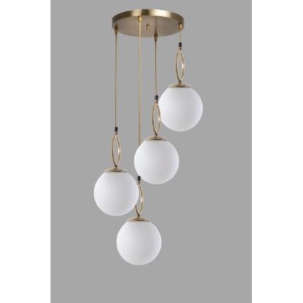 Lampa wisząca na linkach MORINO 4xE27/60W/230V