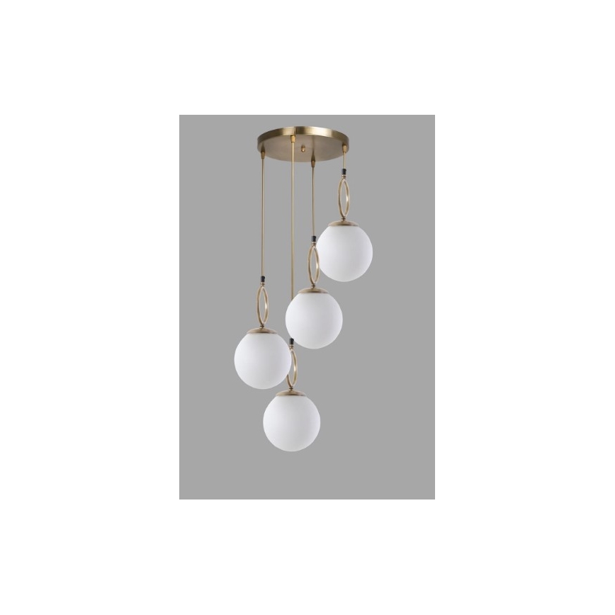 Lampa wisząca na linkach MORINO 4xE27/60W/230V