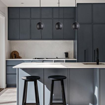 Lampa wisząca na lince 1xGU10/10W/230V Ø 11 cm lite drewno/jesion