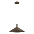 Lampa wisząca na lince ANEGA 1xGX53/15W/230V, śr. 30 cm, brązowa