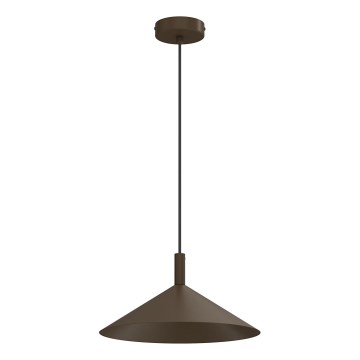 Lampa wisząca na lince ANEGA 1xGX53/15W/230V, śr. 30 cm, brązowa