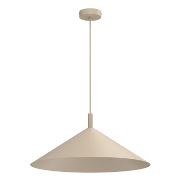 Lampa wisząca na lince ANEGA 1xGX53/15W/230V Ø 50 cm beżowa