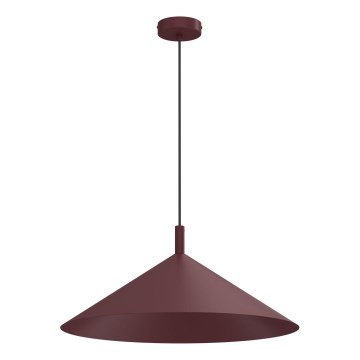 Lampa wisząca na lince ANEGA 1xGX53/15W/230V Ø 50 cm bordowa