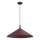Lampa wisząca na lince ANEGA 1xGX53/15W/230V Ø 50 cm bordowa