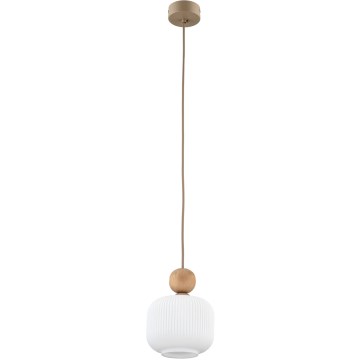Lampa wisząca na lince BALLO 1xE14/10W/230V beżowa