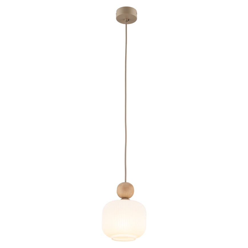 Lampa wisząca na lince BALLO 1xE14/10W/230V beżowa