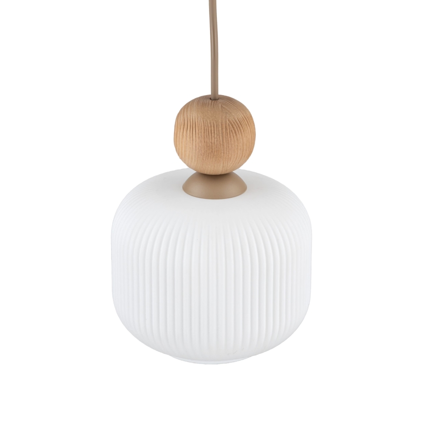 Lampa wisząca na lince BALLO 1xE14/10W/230V beżowa