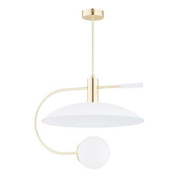 Lampa wisząca na lince BAONI 1xE14/10W/230V, złota