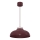 Lampa wisząca na lince BASCA 1xE27/15W/230V bordowy/kremowy