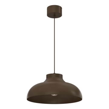 Lampa wisząca na lince BASCA 1xE27/15W/230V brązowa