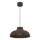 Lampa wisząca na lince BASCA 1xE27/15W/230V brązowa