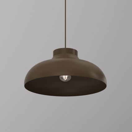Lampa wisząca na lince BASCA 1xE27/15W/230V brązowa