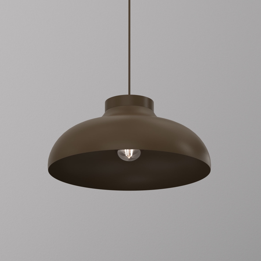 Lampa wisząca na lince BASCA 1xE27/15W/230V brązowa