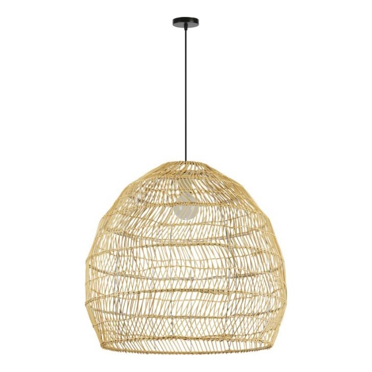 Lampa wisząca na lince BOHO DELICADO 1xE27/40W/230V śr. 60 cm