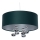 Lampa wisząca na lince BUBBLE 1xE27/60W/230V Ø 50 cm zielona