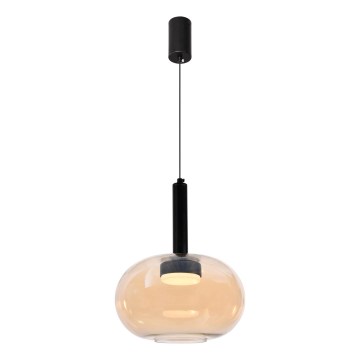 Lampa wisząca na lince BUENO 1xGX53/9W/230V śr. 25 cm dymno-beżowa