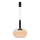 Lampa wisząca na lince BUENO 1xGX53/9W/230V śr. 25 cm dymno-beżowa