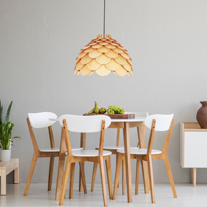 Lampa wisząca na lince BURGO 1xE27/60W/230V śr. 35 cm