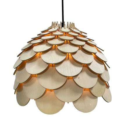 Lampa wisząca na lince BURGO 1xE27/60W/230V śr. 35 cm