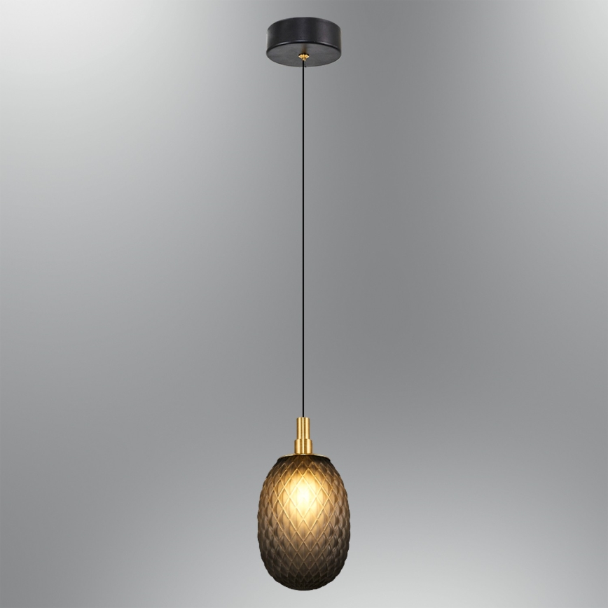 Lampa wisząca na lince CACTUS 1xG9/5W/230V czarna