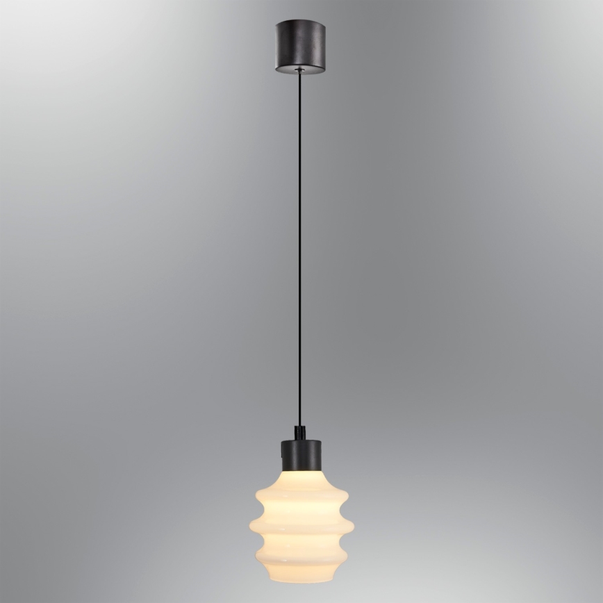 Lampa wisząca na lince CACTUS LED/3W/230V 3000K czarny/biały