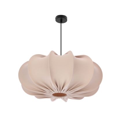 Lampa wisząca na lince CAFEE 1xE27/40W/230V śr. 52 cm beżowa