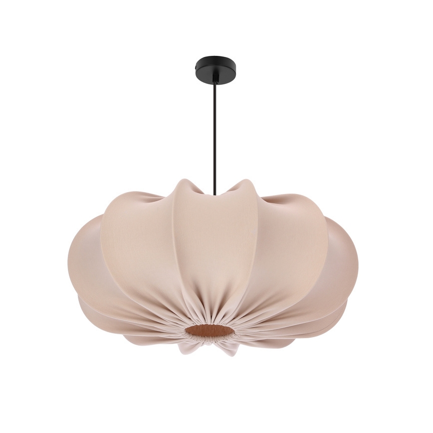 Lampa wisząca na lince CAFEE 1xE27/40W/230V śr. 52 cm beżowa