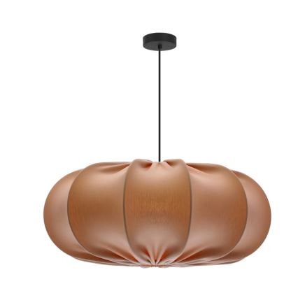 Lampa wisząca na lince CAFEE 1xE27/40W/230V śr. 52 cm beżowa