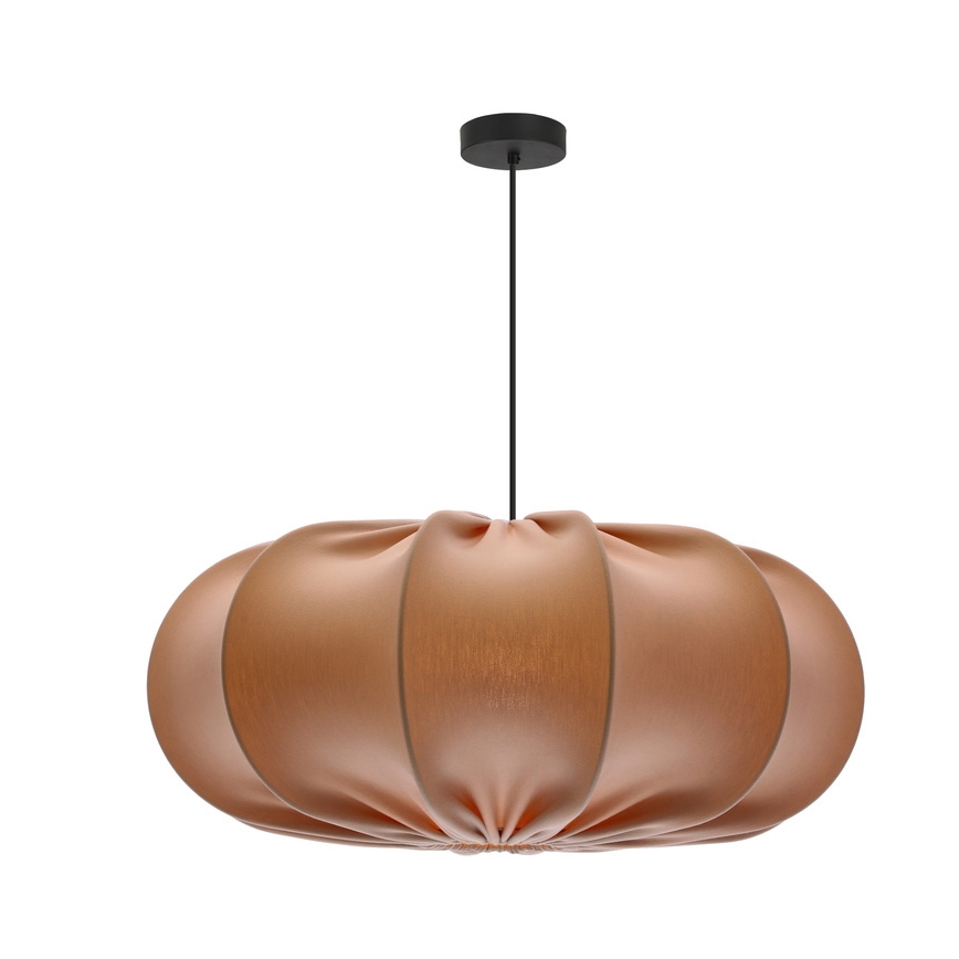 Lampa wisząca na lince CAFEE 1xE27/40W/230V śr. 52 cm beżowa