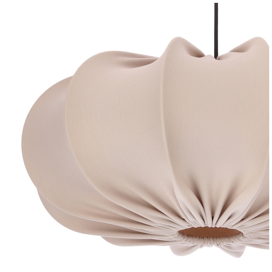 Lampa wisząca na lince CAFEE 1xE27/40W/230V śr. 52 cm beżowa