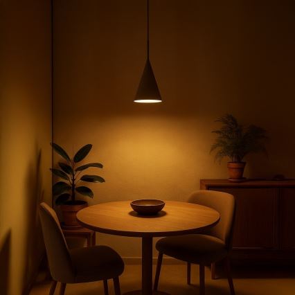 Lampa wisząca na lince CAPITAL 1xGX53/15W/230V śr. 17 cm taupe