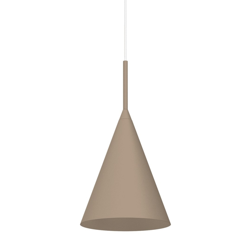 Lampa wisząca na lince CAPITAL 1xGX53/15W/230V śr. 17 cm taupe