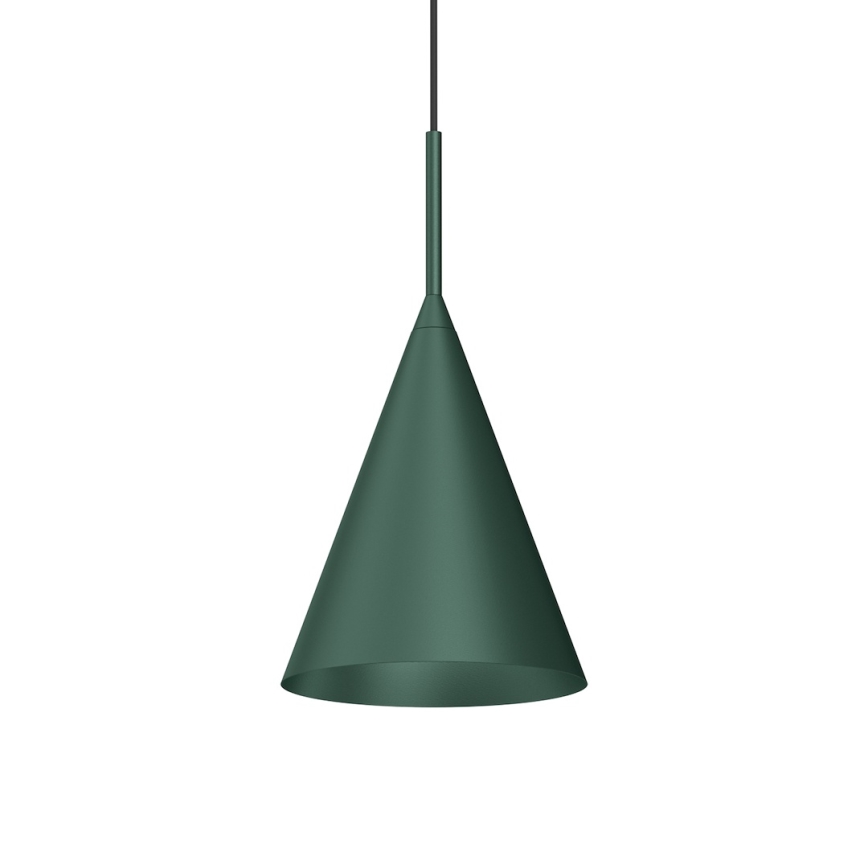 Lampa wisząca na lince CAPITAL 1xGX53/15W/230V, śr. 17 cm, zielona