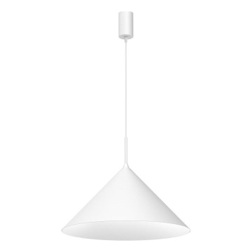 Lampa wisząca na lince CAPITAL 1xGX53/15W/230V śr. 46 cm biała