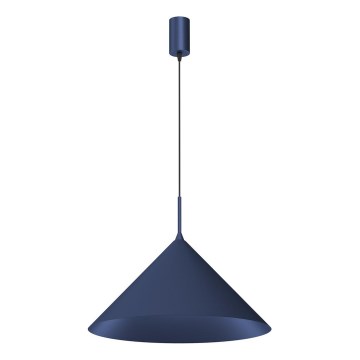 Lampa wisząca na lince CAPITAL 1xGX53/15W/230V śr. 46 cm niebieska