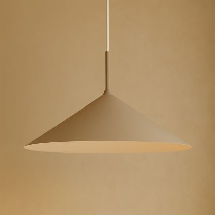 Lampa wisząca na lince CAPITAL 1xGX53/15W/230V śr. 60 cm beżowa