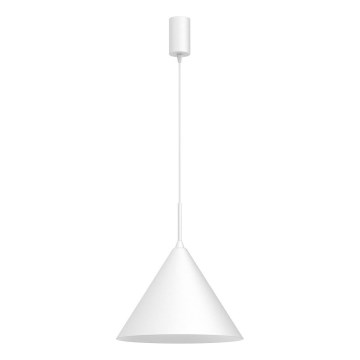 Lampa wisząca na lince CAPITAL 1xGX53/15W/230V średnica 32 cm biała