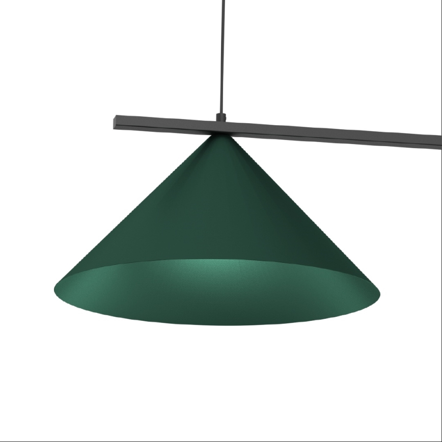 Lampa wisząca na lince CAPITAL 2x GX53/15W/230V zielona