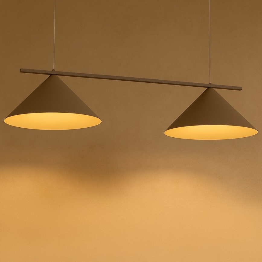 Lampa wisząca na lince CAPITAL 2xGX53/15W/230V taupe