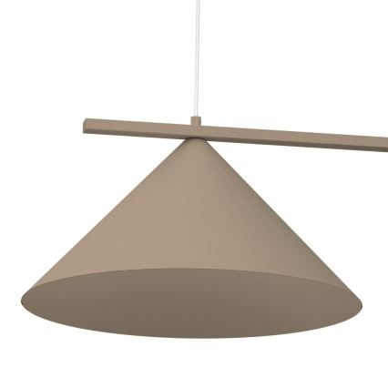 Lampa wisząca na lince CAPITAL 2xGX53/15W/230V taupe