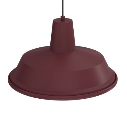 Lampa wisząca na lince CLASS 1xE27/15W/230V bordowa