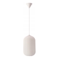 Lampa wisząca na lince CRESTO 1xE27/40W/230V biała