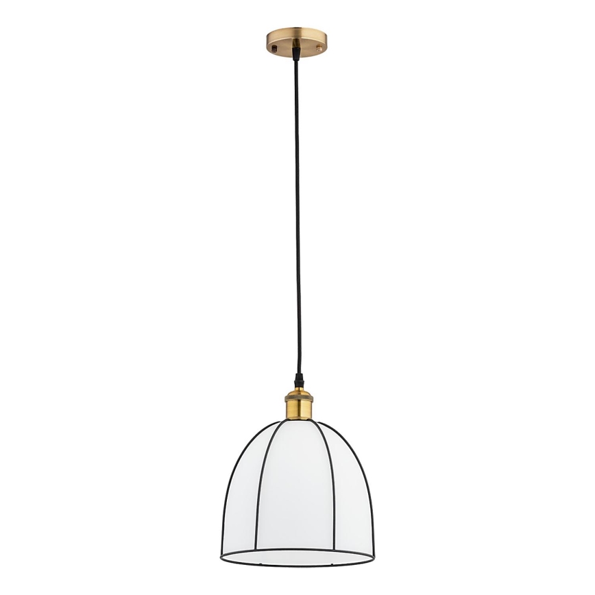 Lampa wisząca na lince DAVE 1xE27/15W/230V złota/czarna