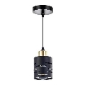 Lampa wisząca na lince ELEN 1xE27/35W/230V czarny/złoty