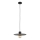 Lampa wisząca na lince EMELI 1xE27/15W/230V czarna