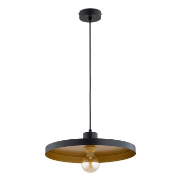 Lampa wisząca na lince ETERI 1xE27/15W/230V czarna/złota