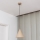 Lampa wisząca na lince ETNA II 1xE27/15W/230V, śr. 25 cm, beżowa