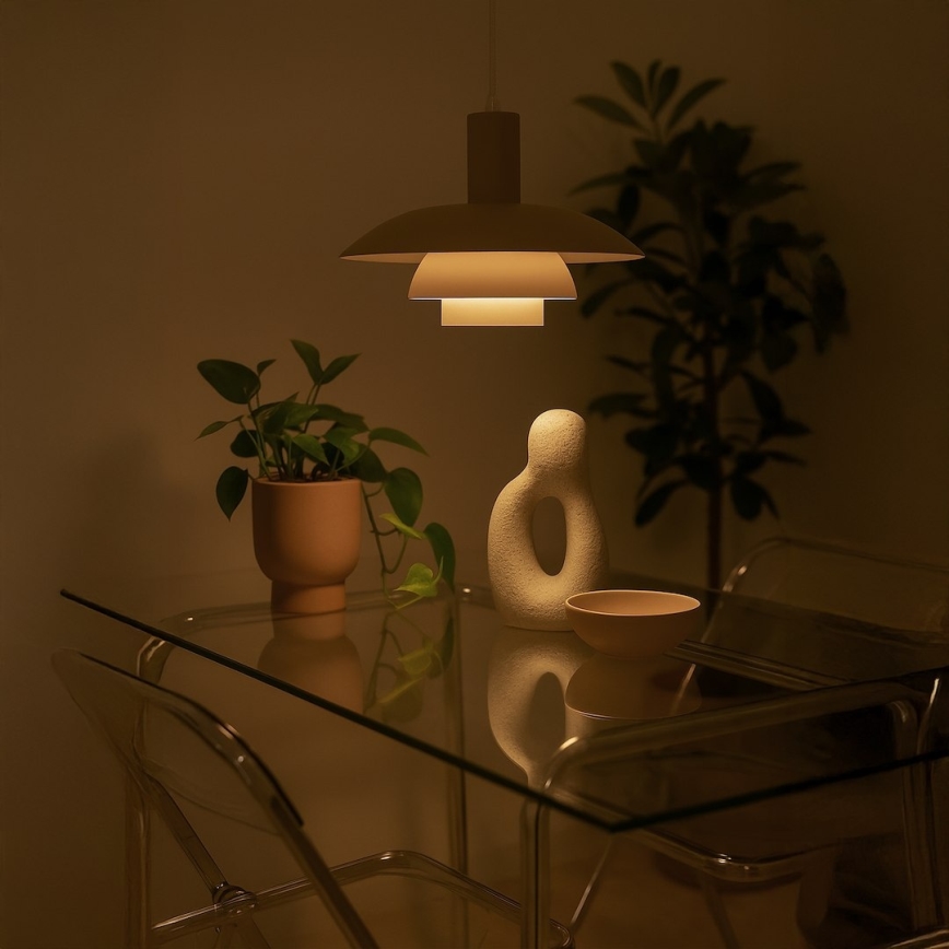 Lampa wisząca na lince FERRO 1xE27/15W/230V szara