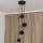 Lampa wisząca na lince GAMBIT 4xGU10/10W/230V czarna