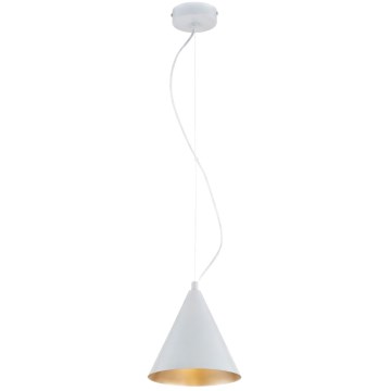 Lampa wisząca na lince GANNA 1xE27/15W/230V szara